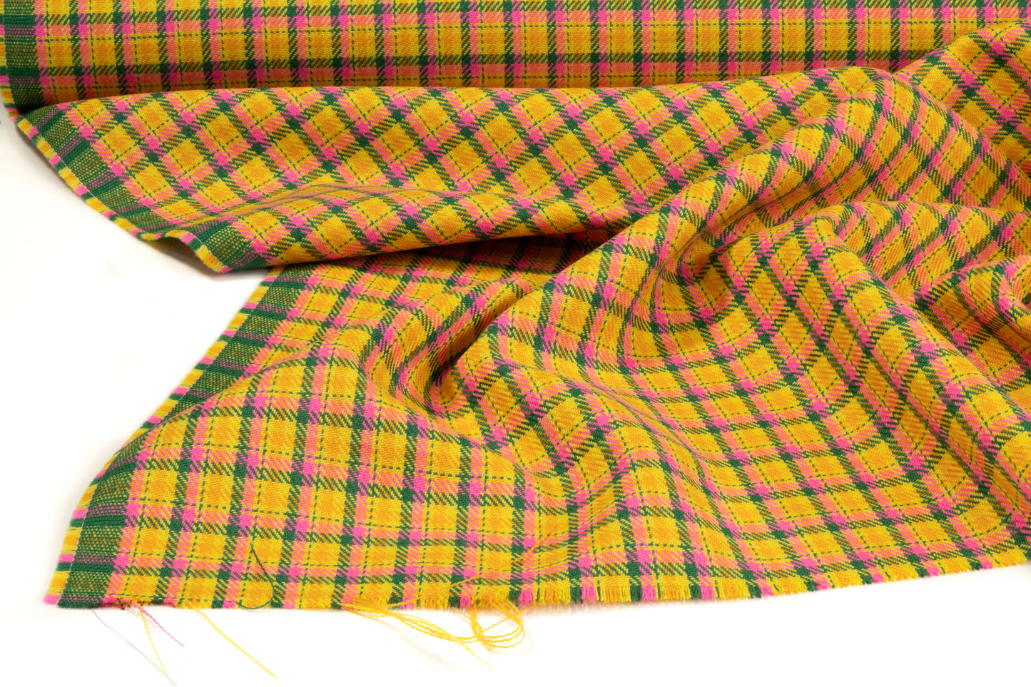 Balenciaga - Checked Italian Wool - Yellow / Green / Pink