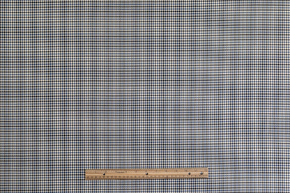 Lanificio TG di Fabio - Italian Silk and Wool Houndstooth Suiting - Blue / Black / White