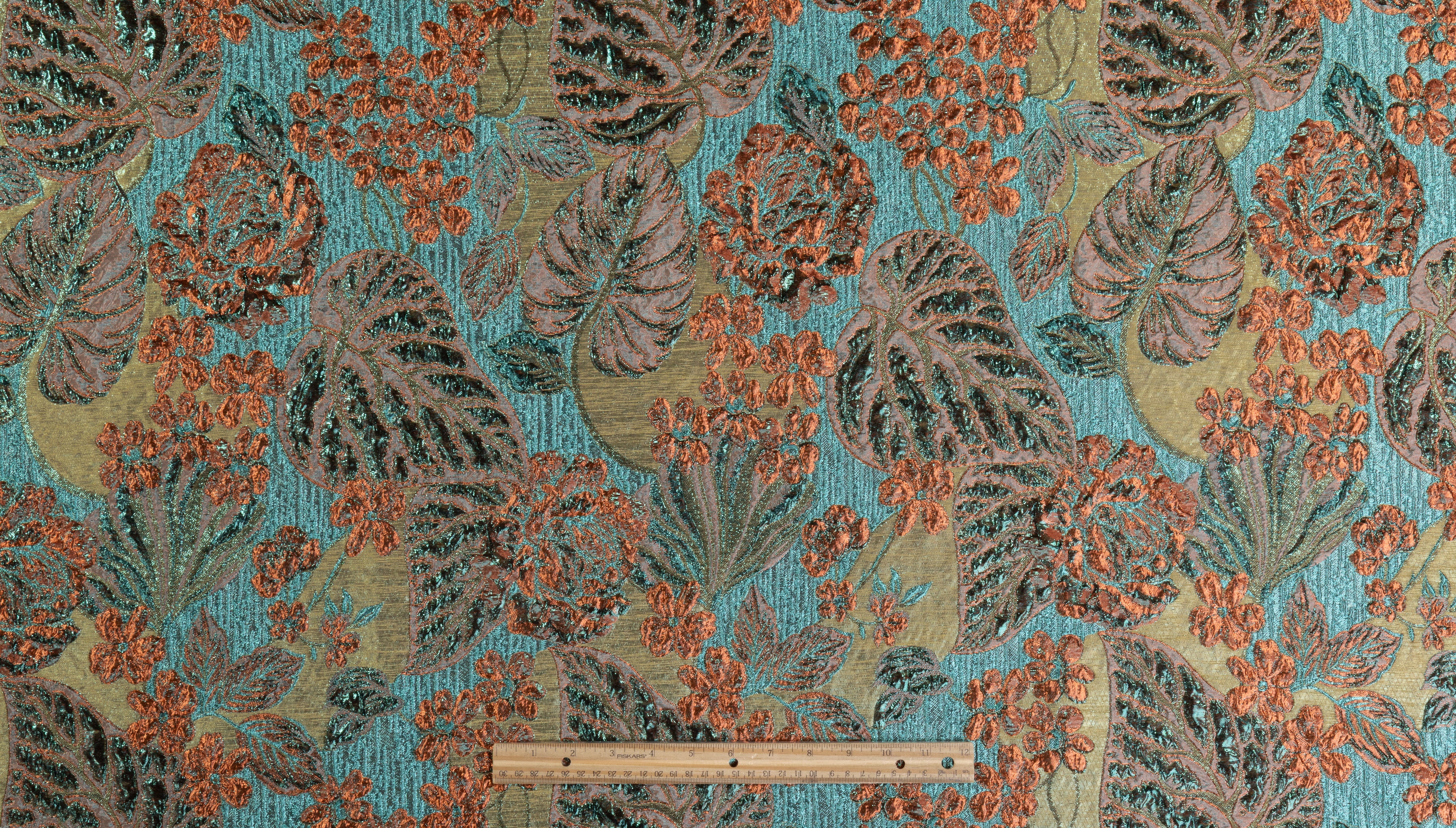 Floral Metallic Italian Brocade - Multicolor