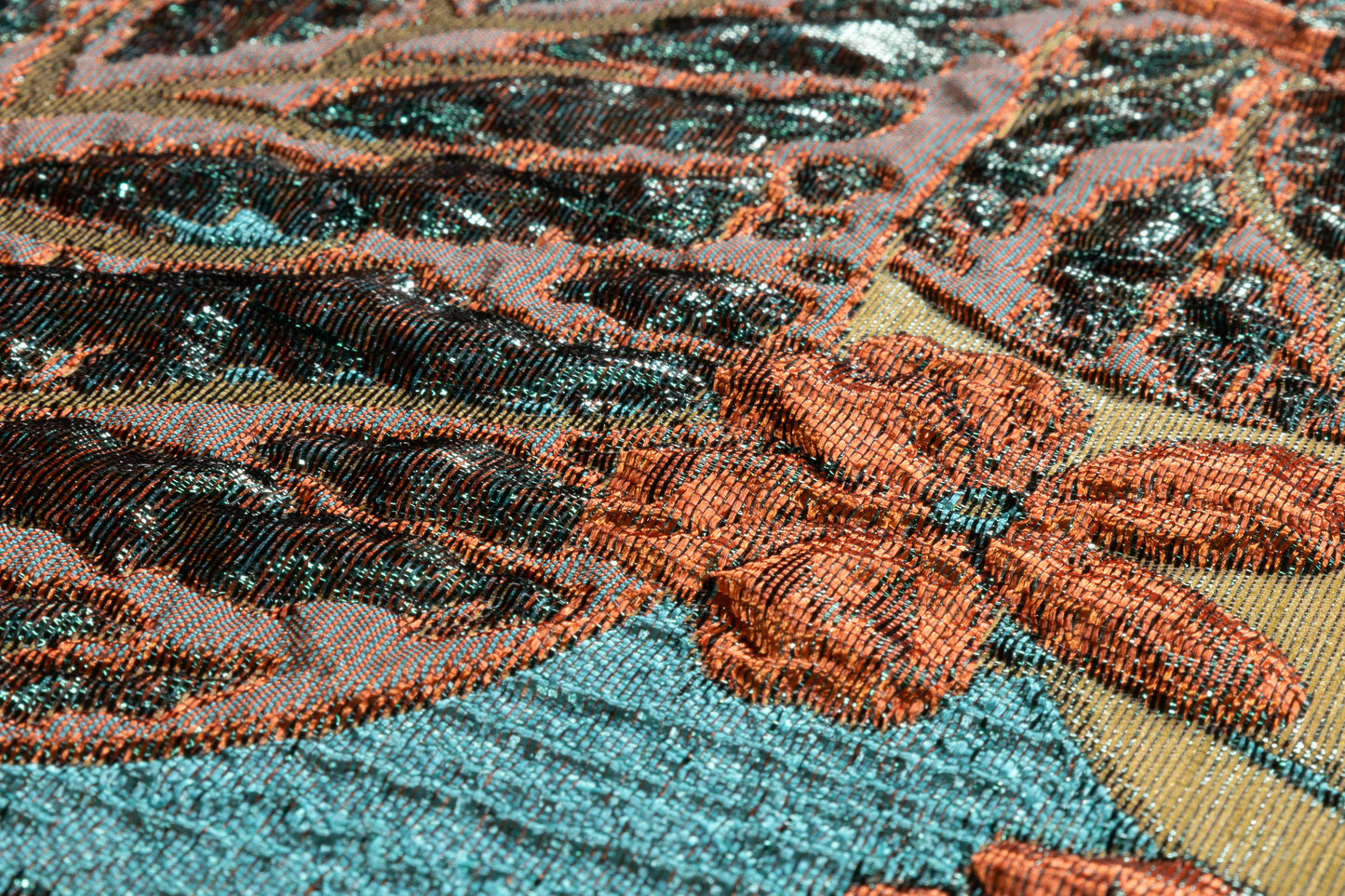 Floral Metallic Italian Brocade - Multicolor