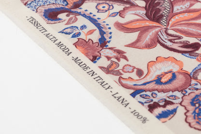 Printed Italian Wool Tricotine - Multicolor
