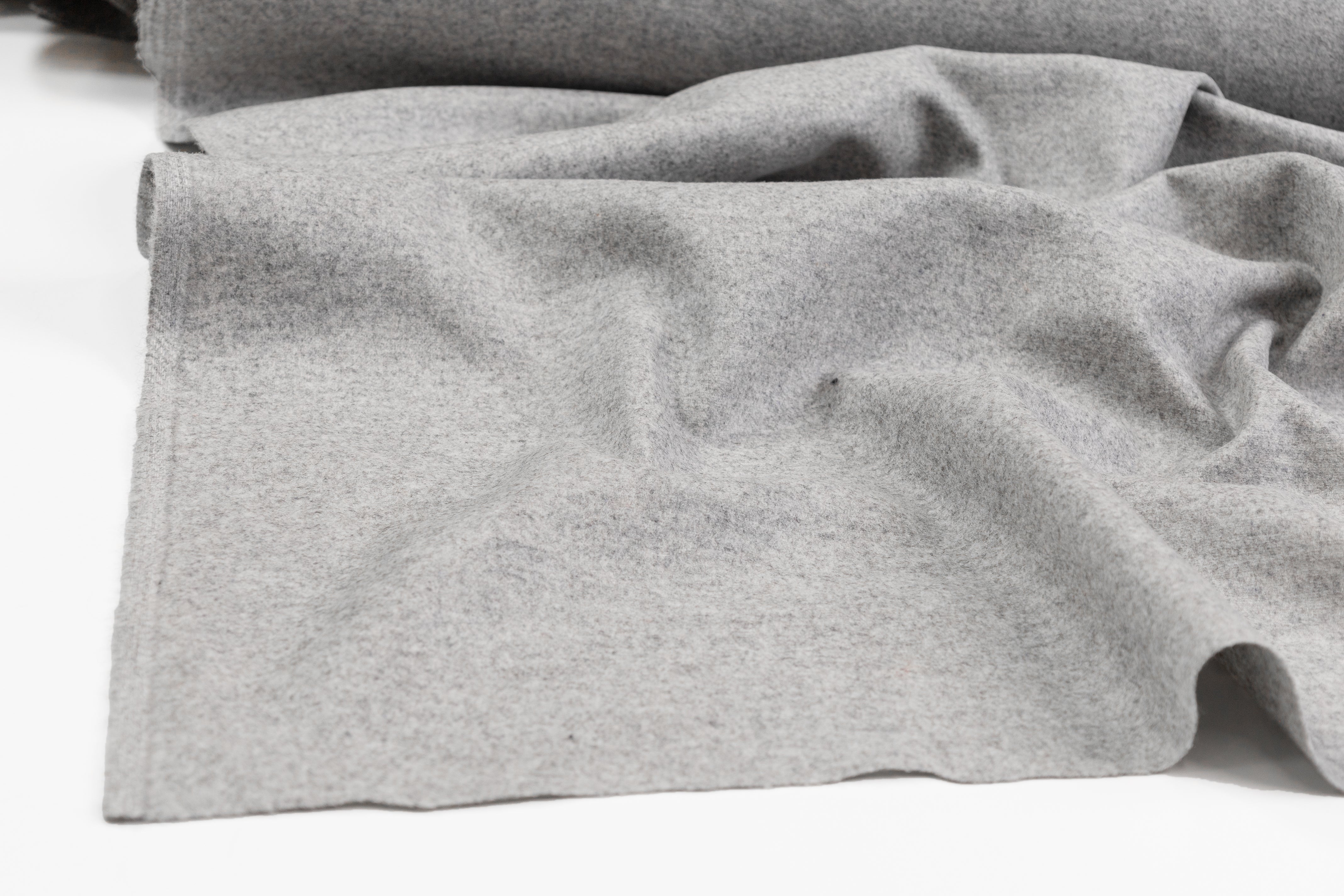 Wool Coating - Heather Gray