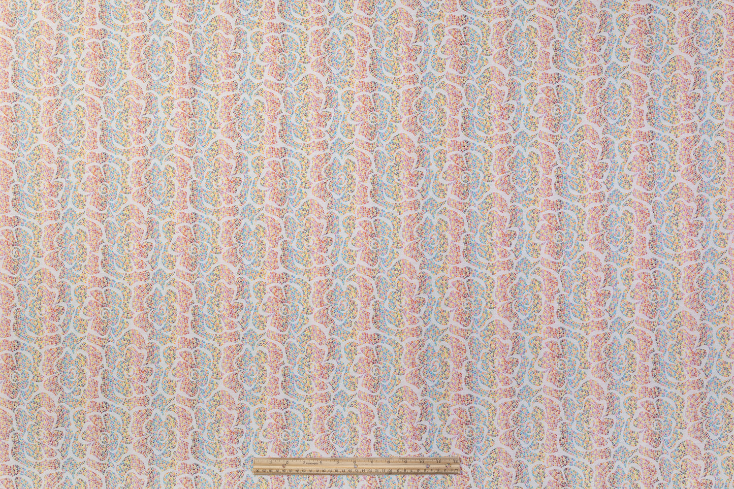 Mosaic Italian Stretch Brocade - Multicolor