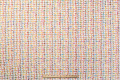 Houndstooth Italian Stretch Brocade - Multicolor