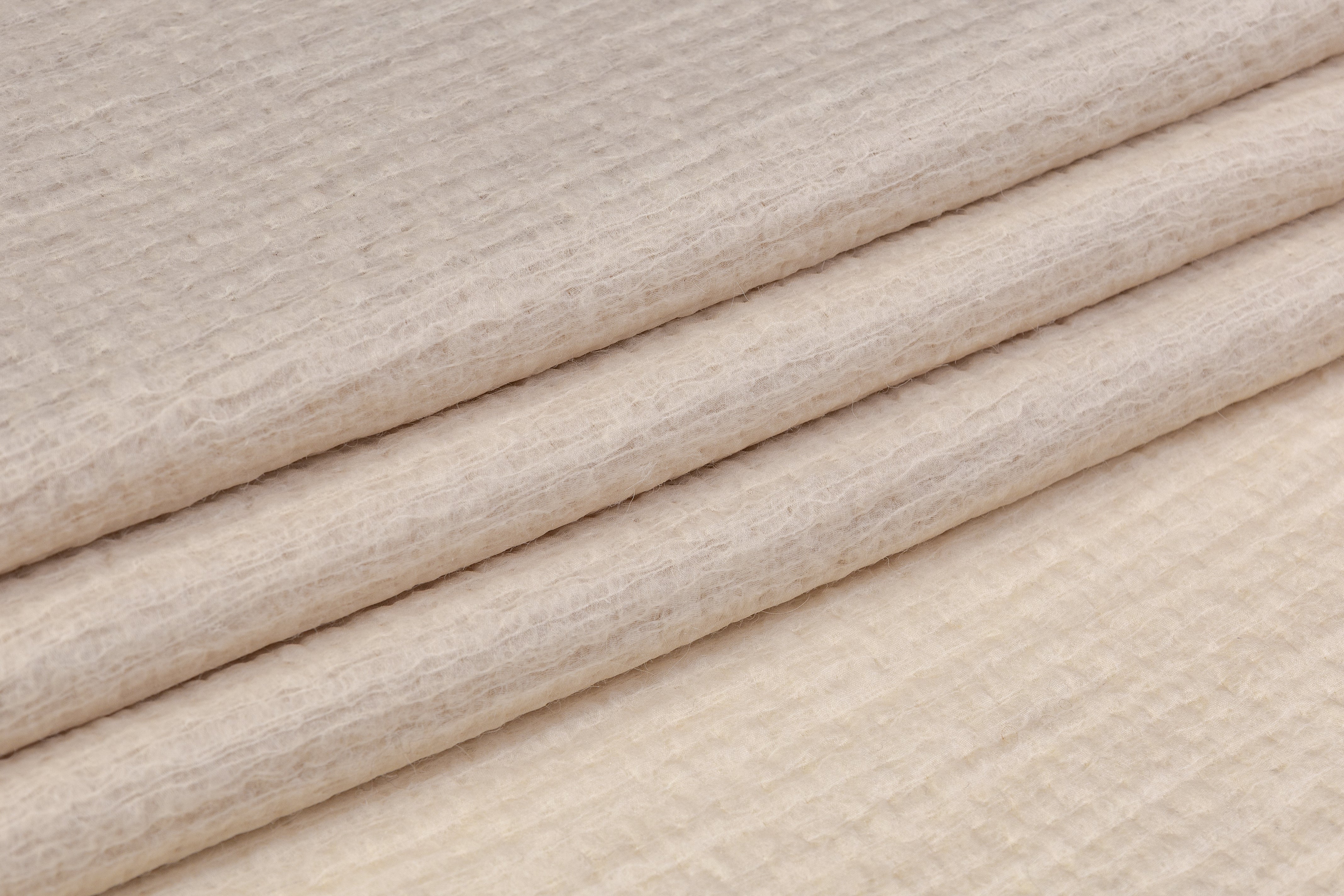 Italian Alpaca Silk Novelty - Ivory