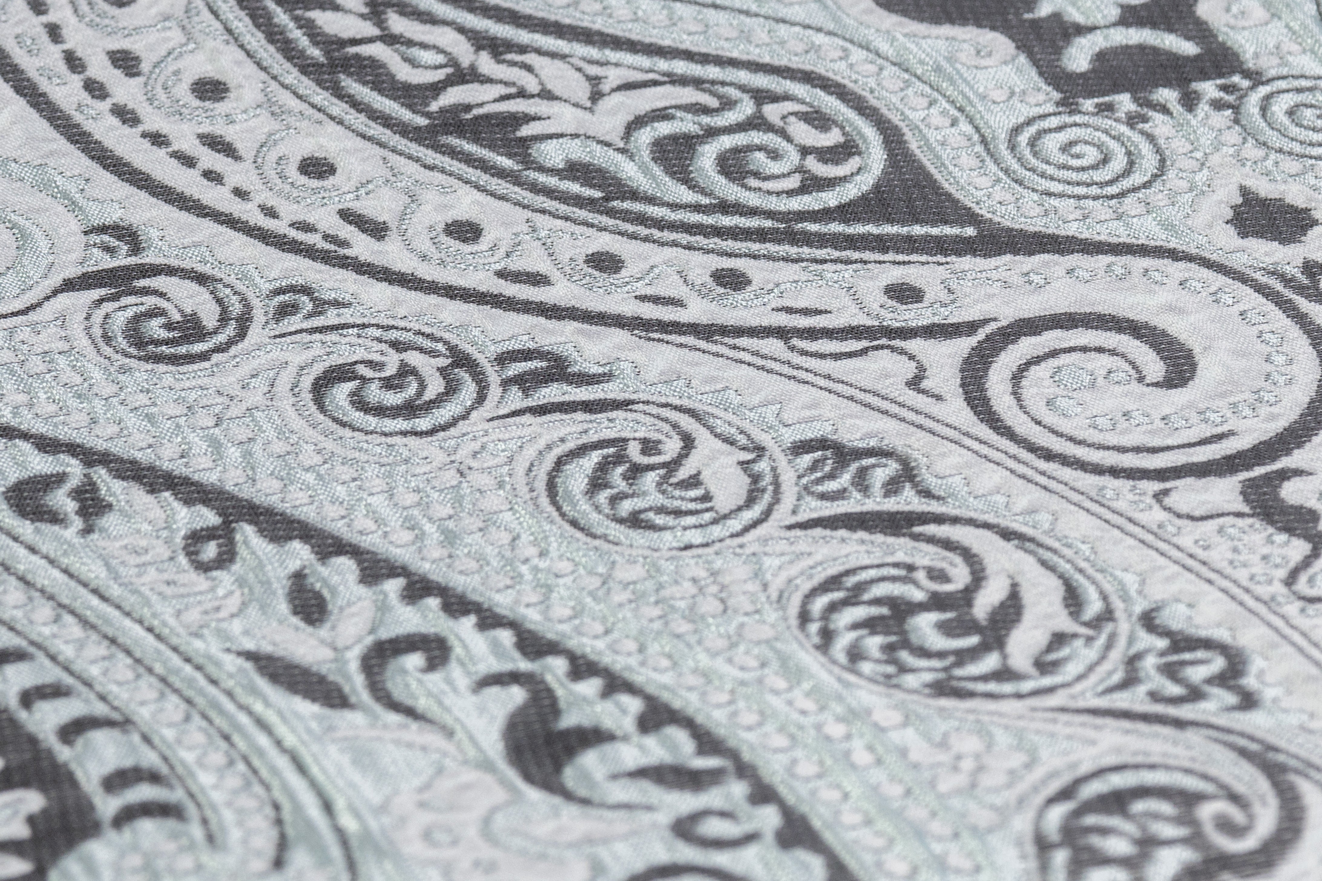 Damask Italian Brocade - Icy Blue