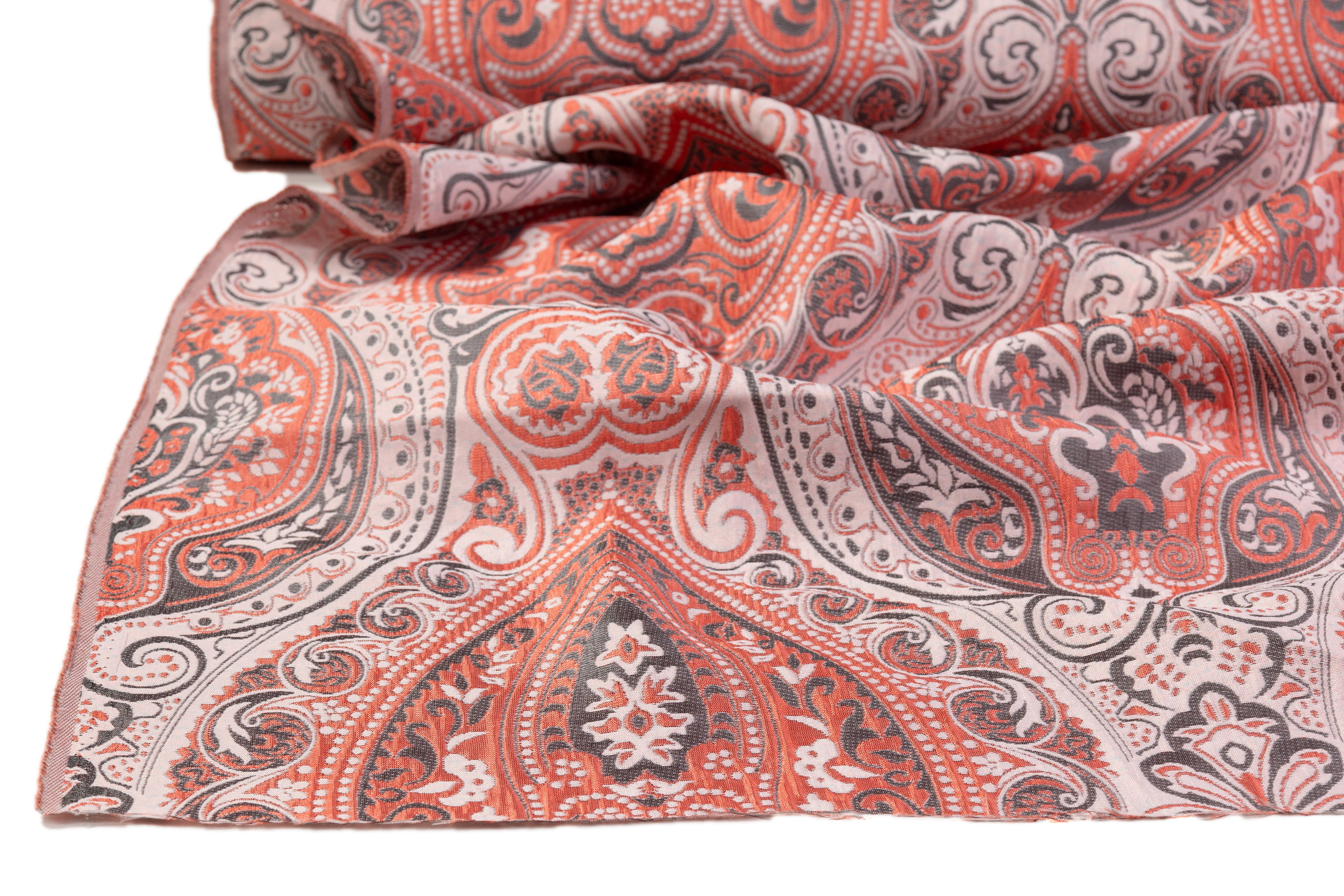 Damask Italian Brocade - Coral