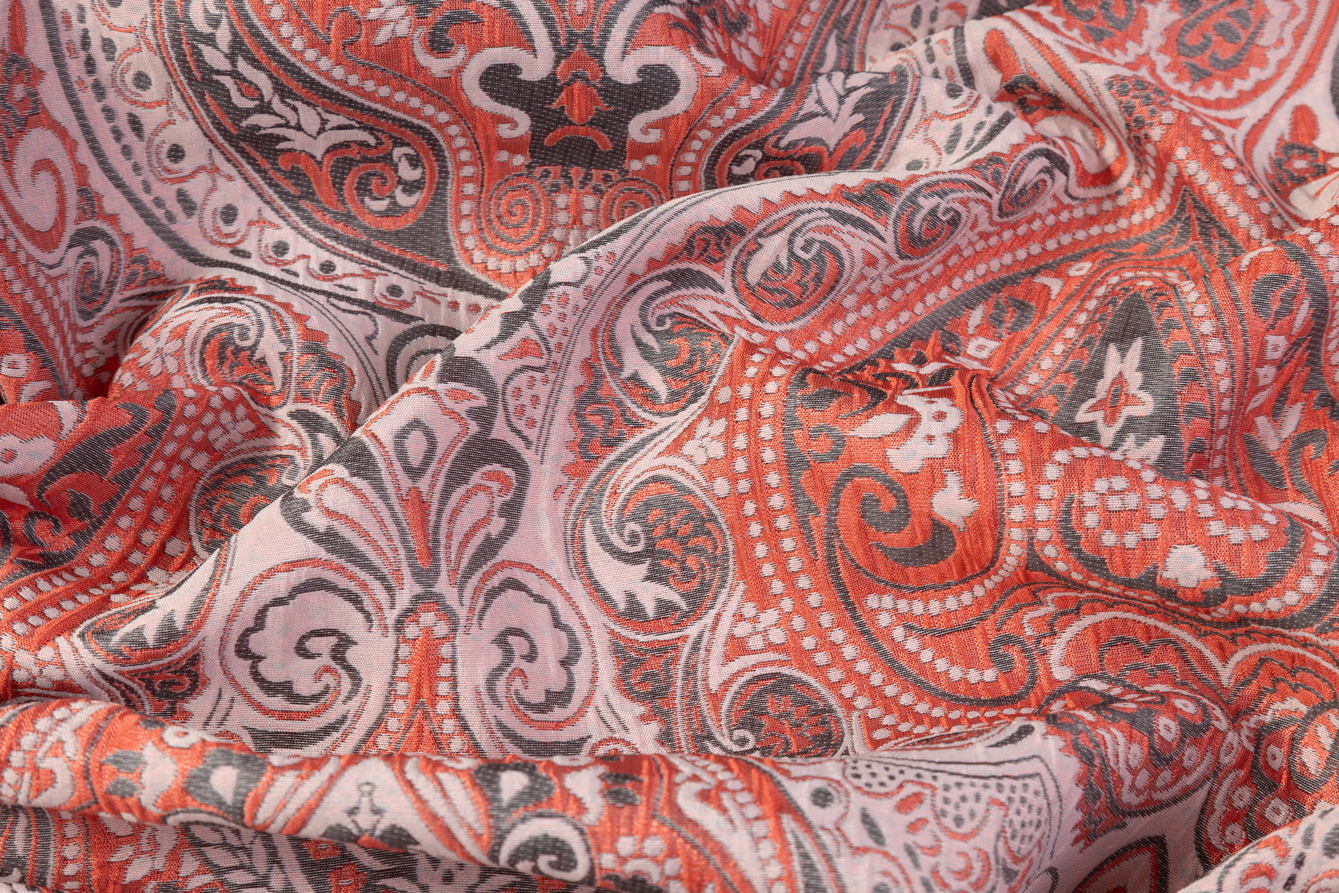 Damask Italian Brocade - Coral