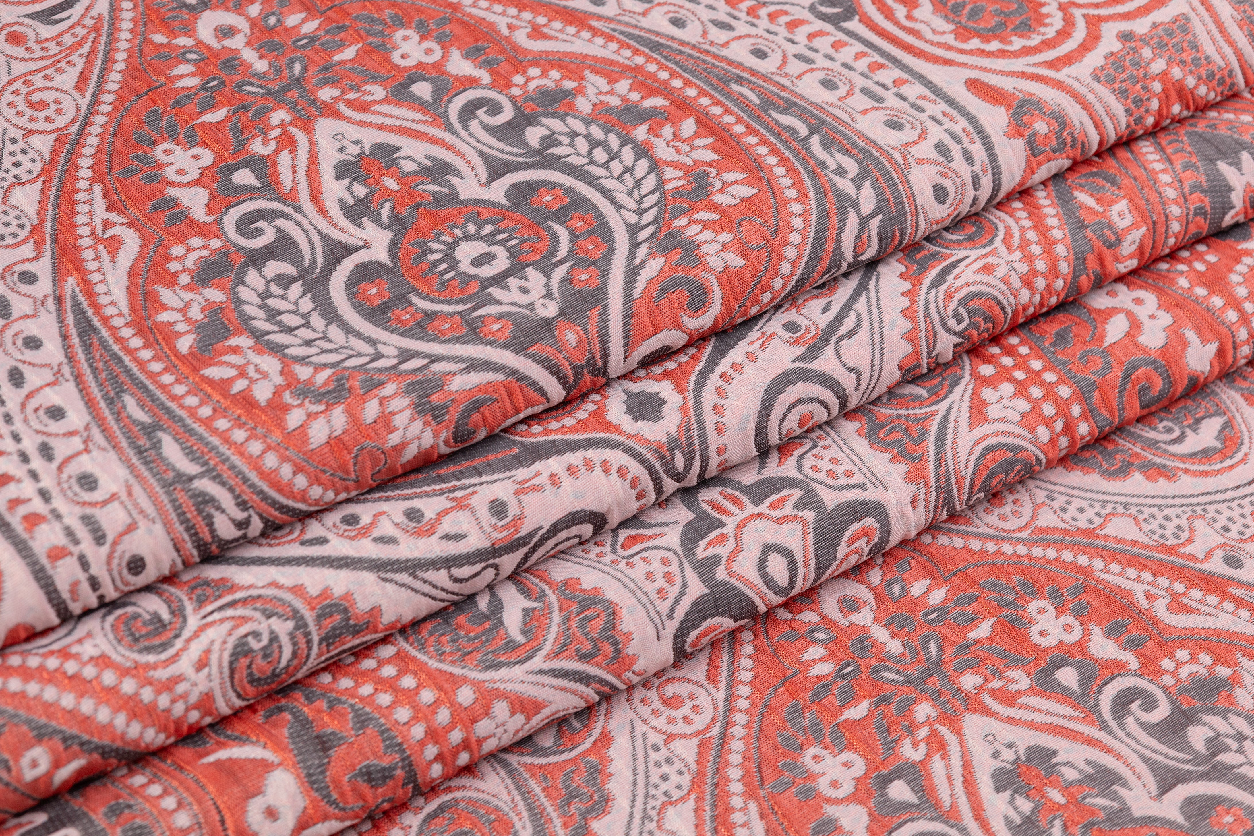 Damask Italian Brocade - Coral