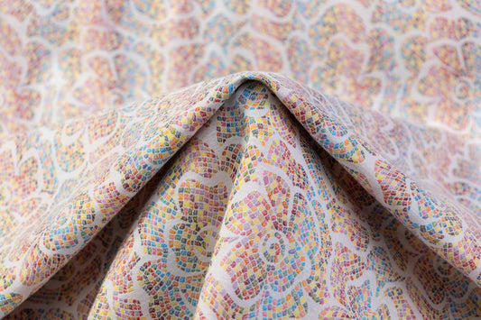 Mosaic Italian Stretch Brocade - Multicolor