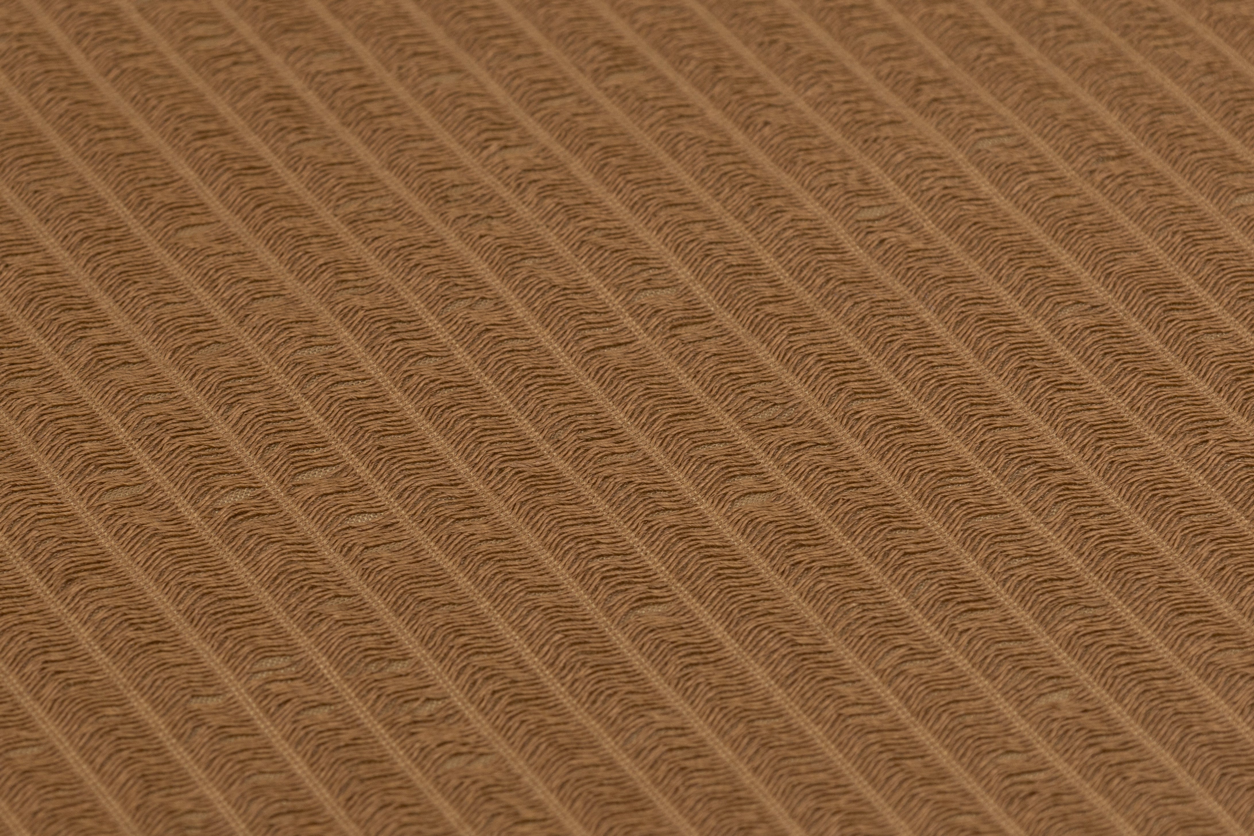 Novelty Corded Silk Viscose Blend - Tan