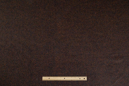 Caccioppoli - Italian Wool Blend Tweed - Espresso Rust