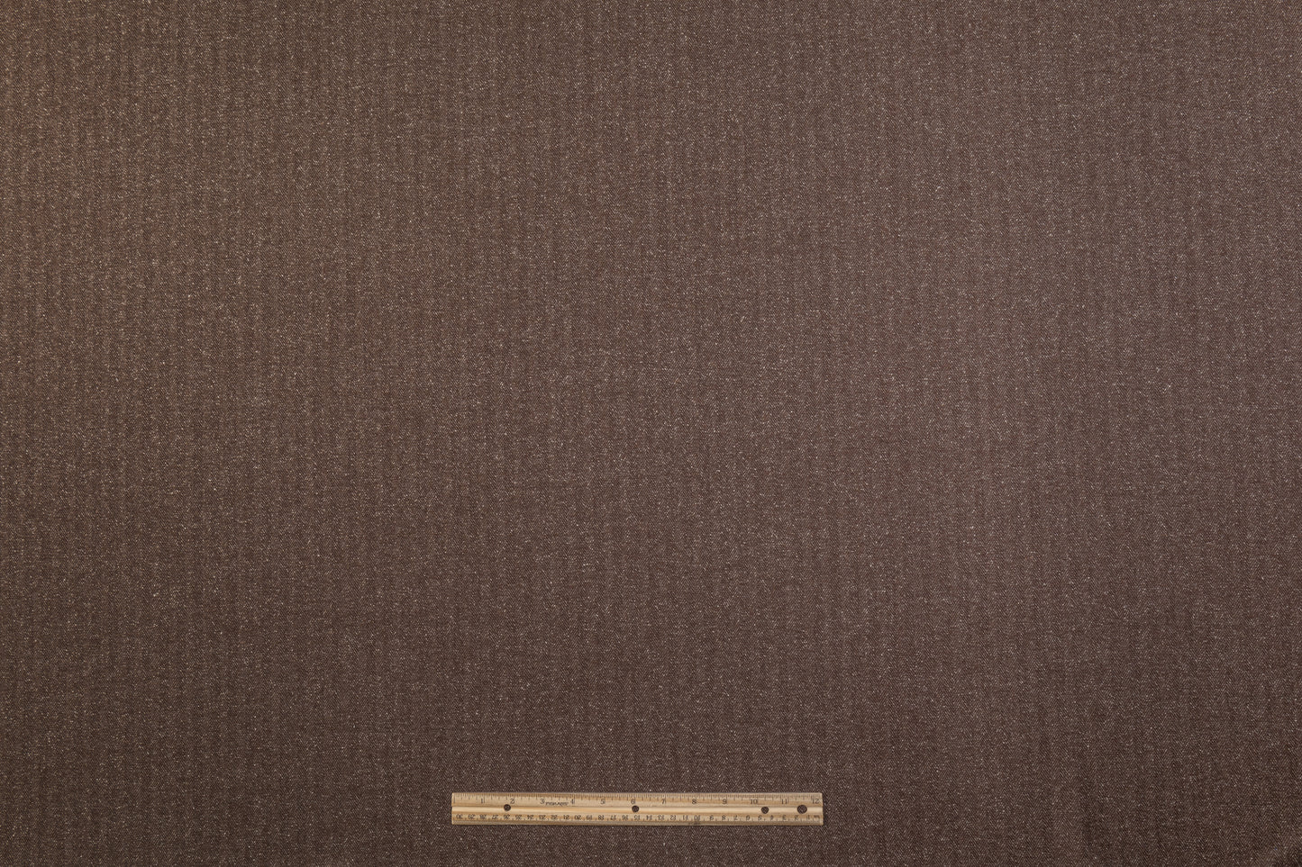 Herringbone Italian Wool Suiting - Brown
