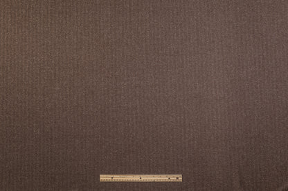 Herringbone Italian Wool Suiting - Brown