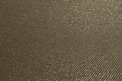 Metallic Italian Wool Flannel - Olive / Silver