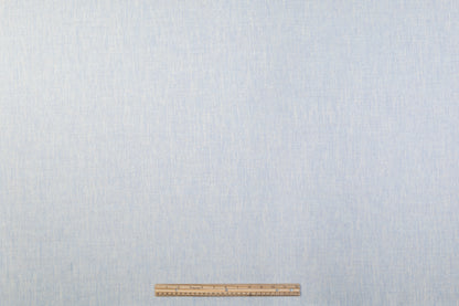 Two-Tone Italian Wool Flannel Suiting - Blue / Ivory