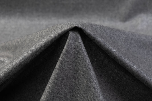 Metallic Italian Wool Suiting - Gray / Silver