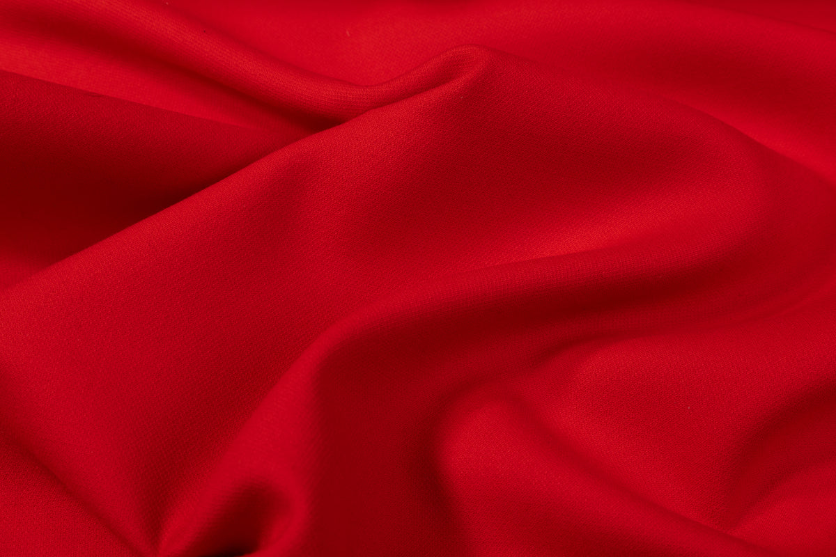 Double Faced Italian Wool Tricotine - Red – Prime Fabrics