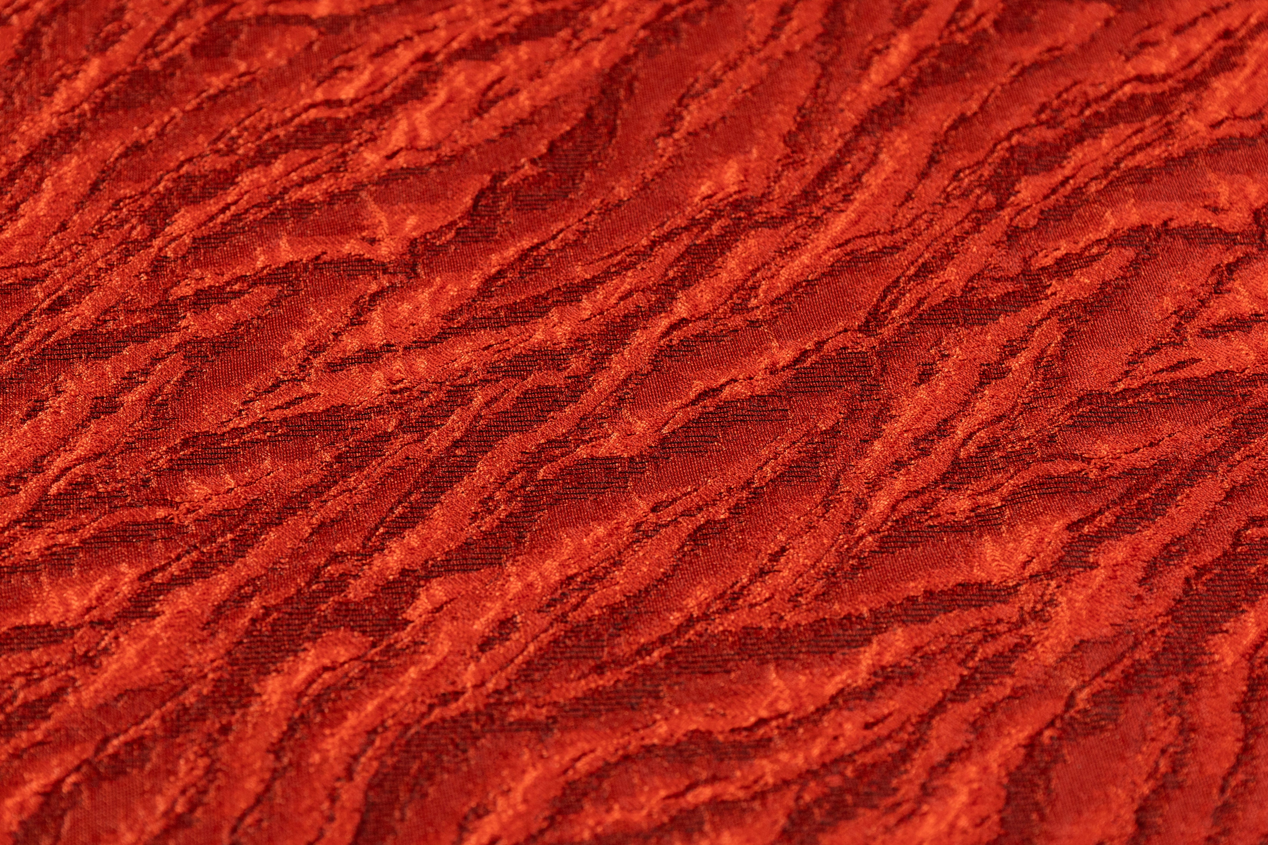 Cloqué Brocade - Burnt Orange