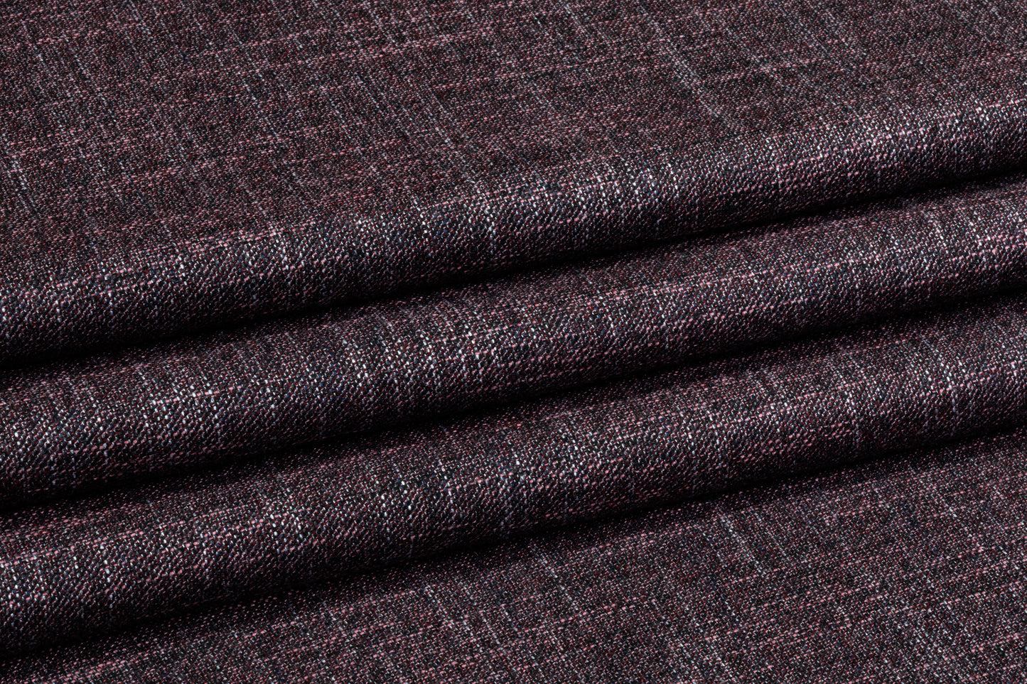 Iridescent Italian Wool - Burgundy / Blue / Pink