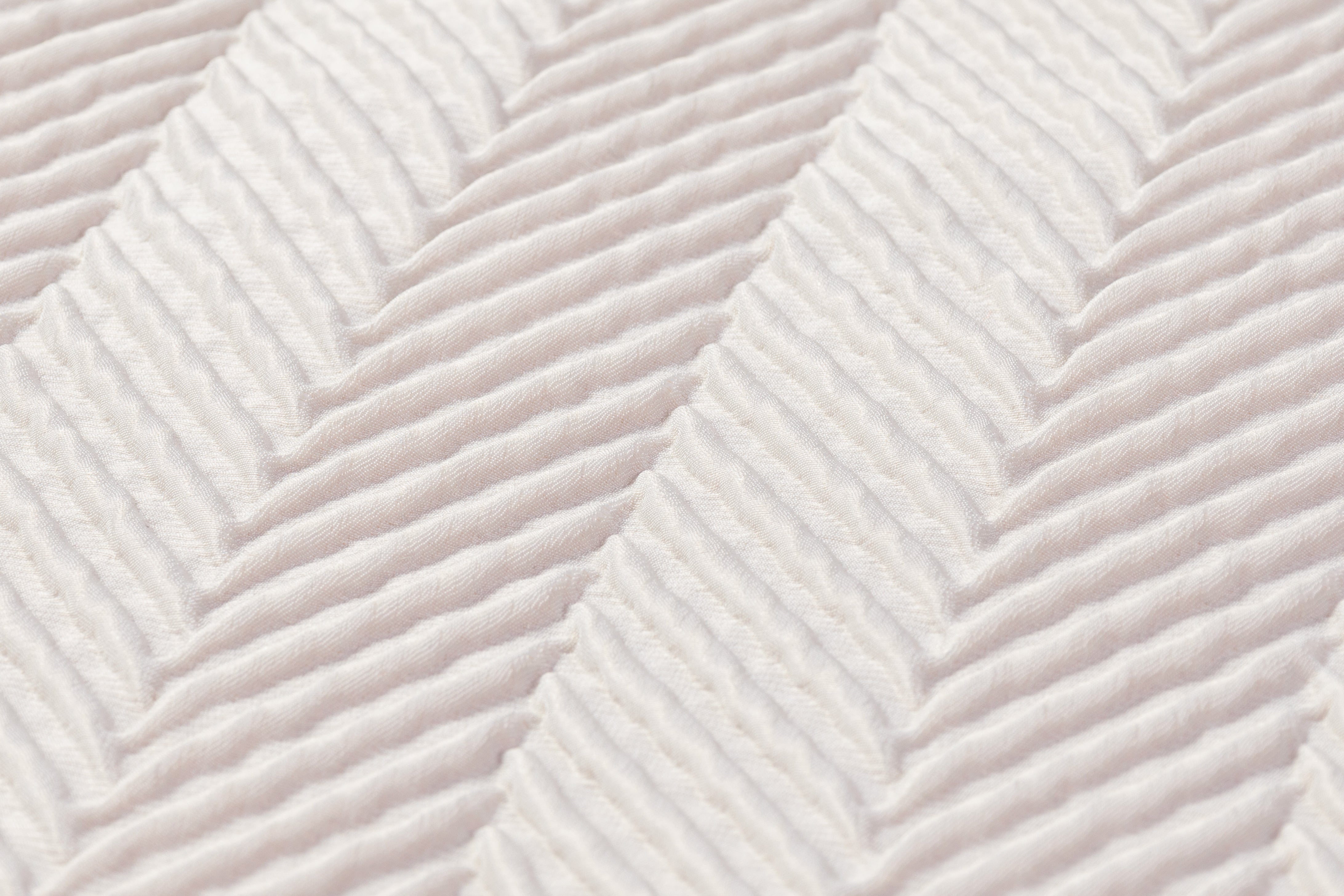 Herringbone Italian Matelassé Brocade - Gray