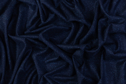 Italian Wool Tweed Suiting - Blue