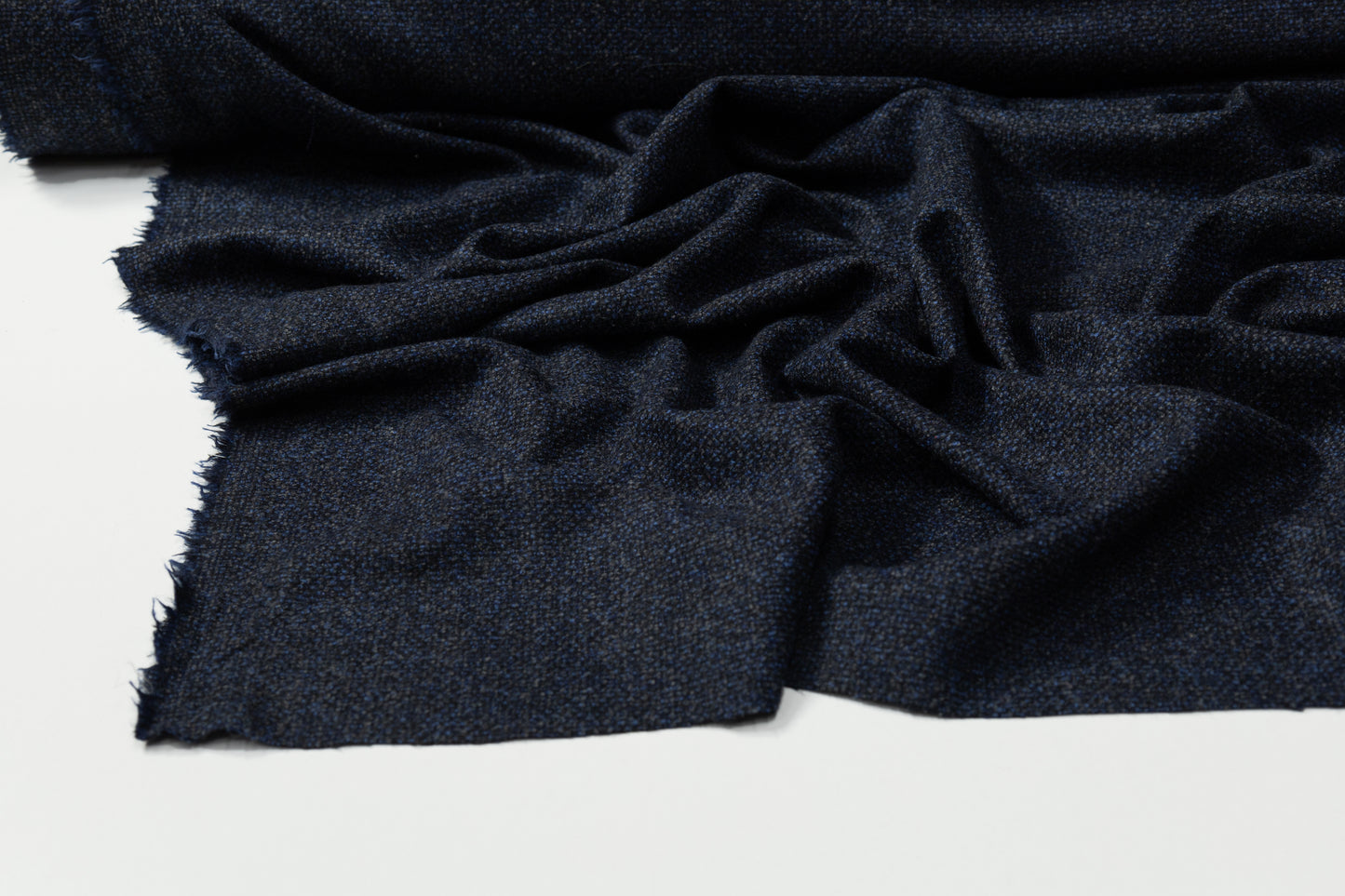Italian Wool Tweed - Blue