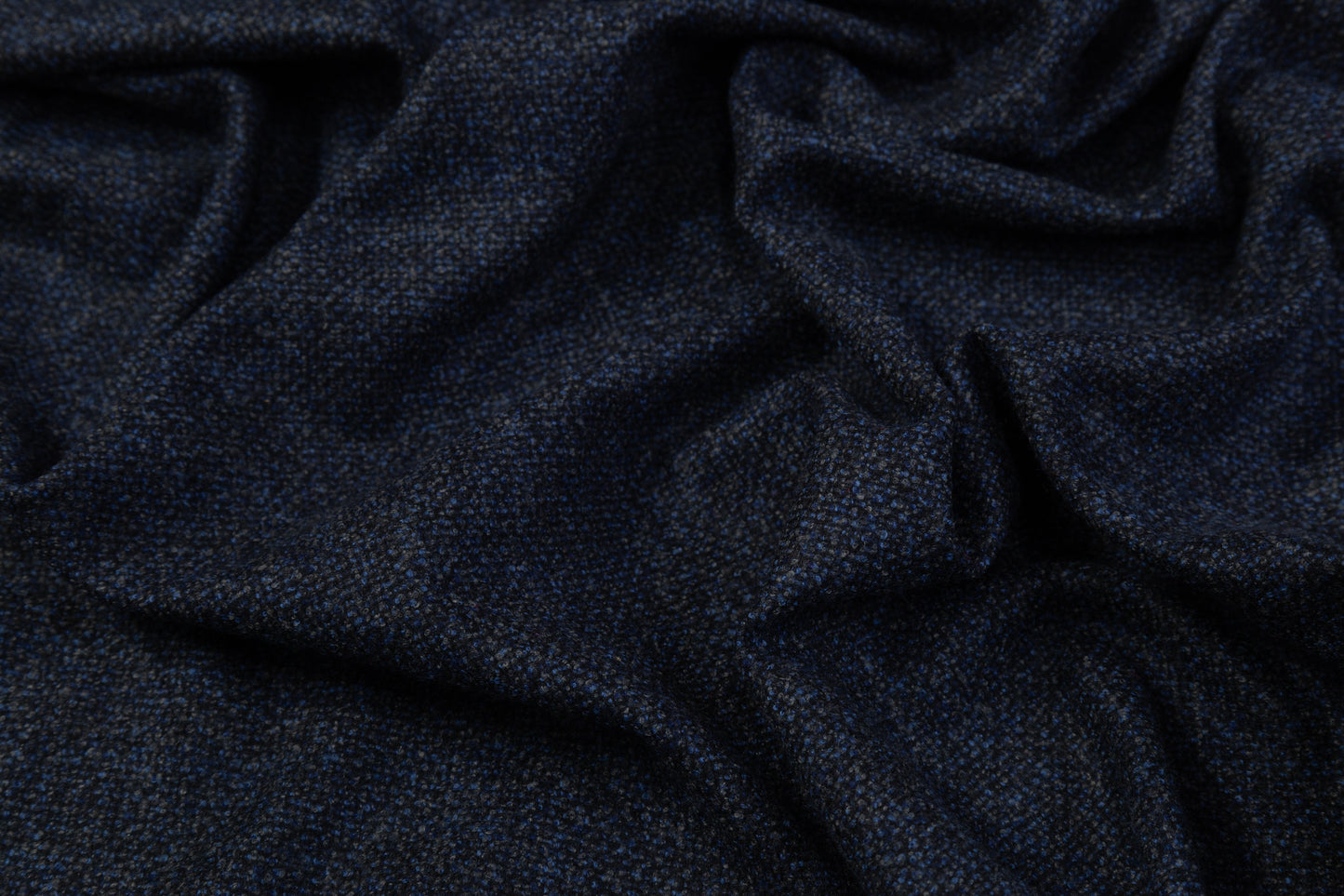 Italian Wool Tweed - Blue
