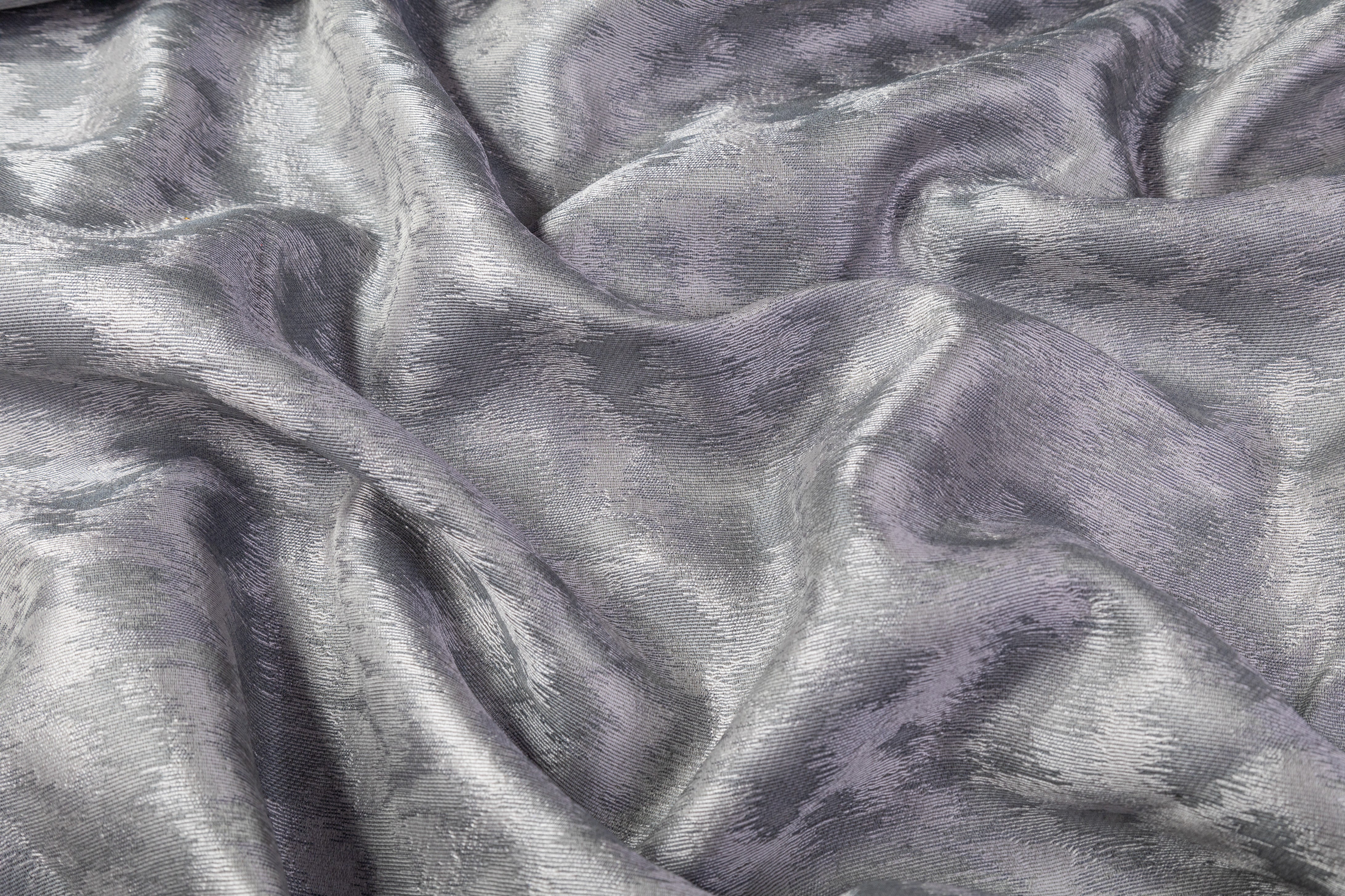 Armani - Abstract Silk Wool Jacquard - Gray