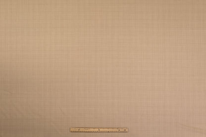 Glen Checked Italian Wool Suiting - Tan