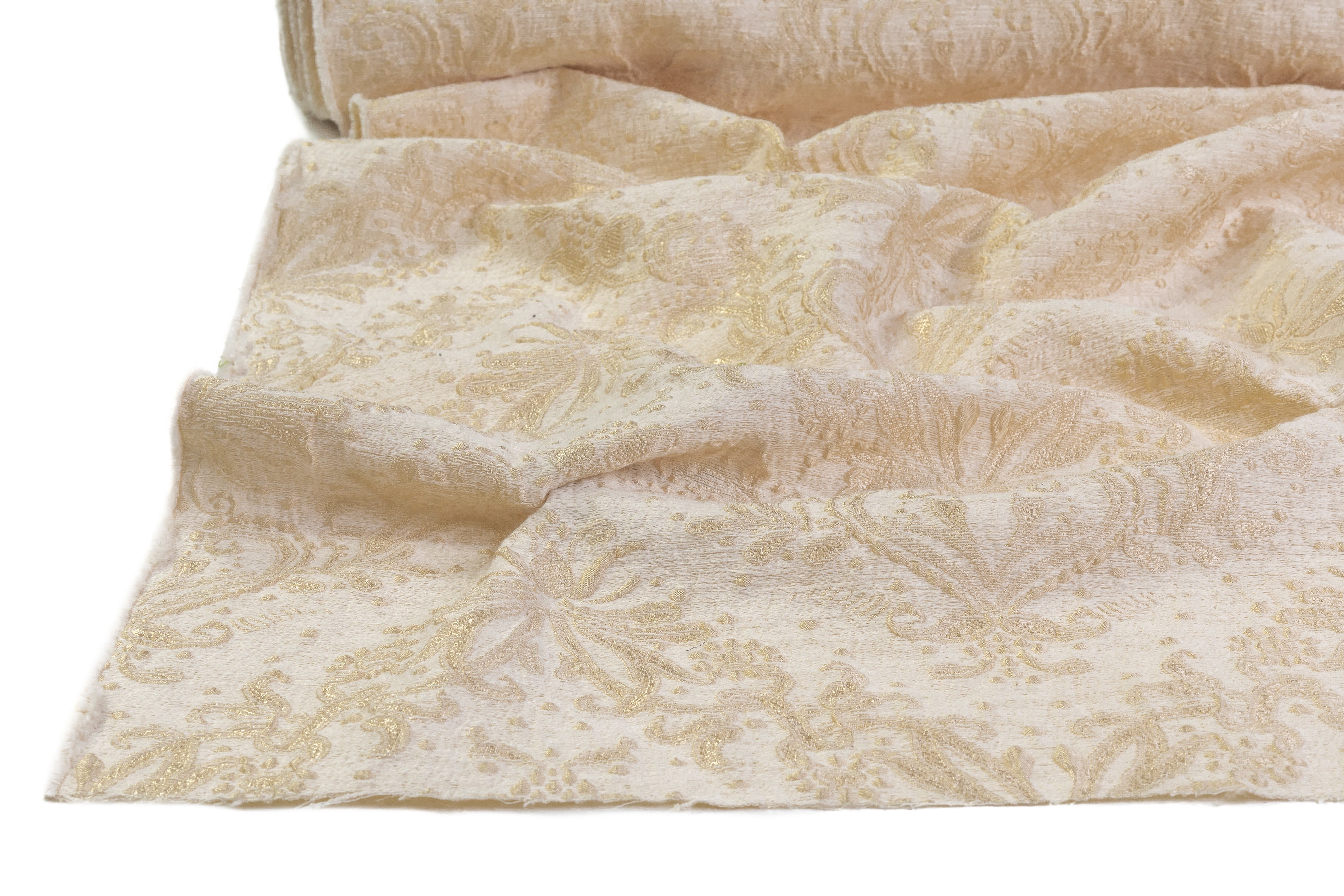 Etro - Italian Viscose Poly Brocade - Cream
