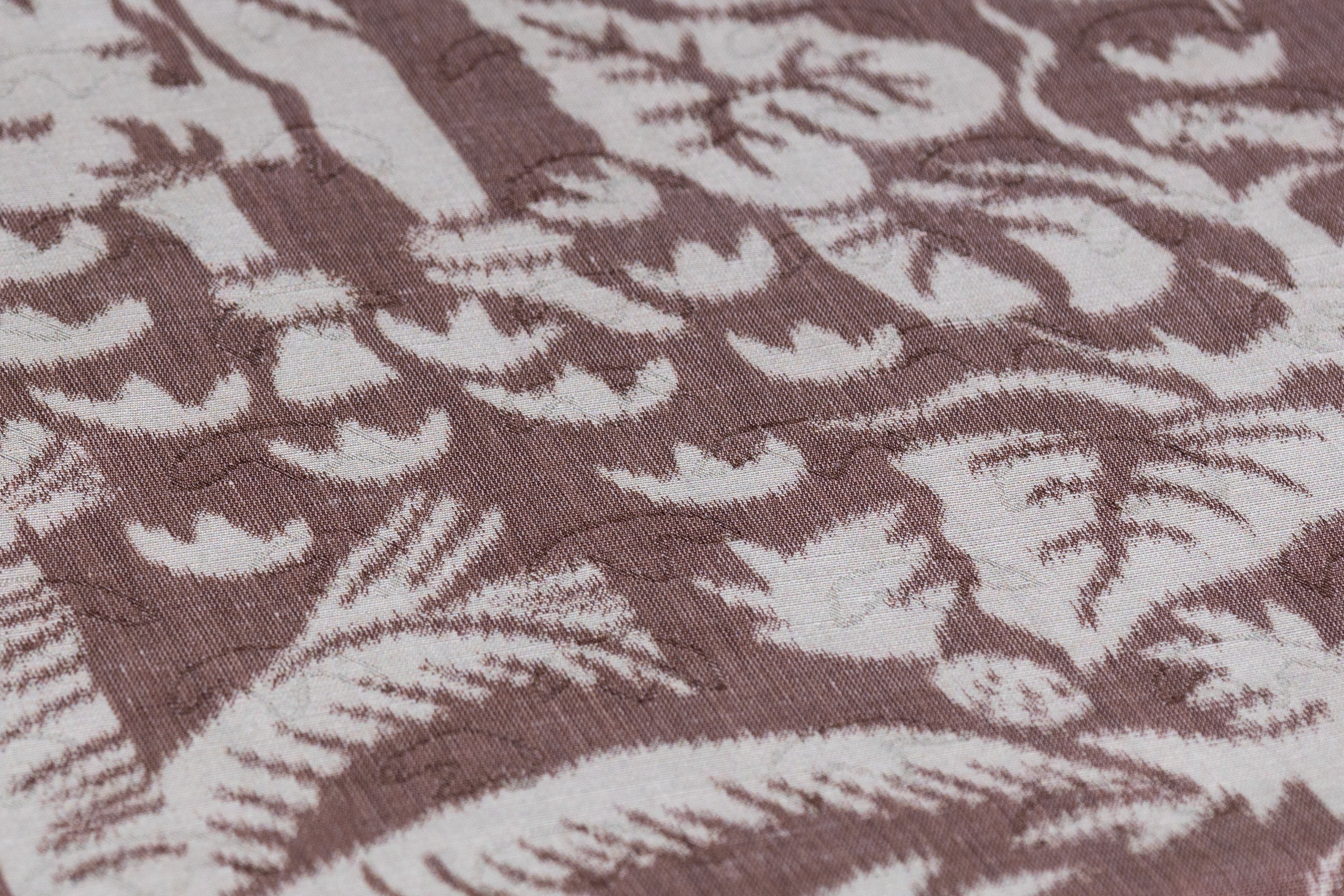 Tiki Toile Italian Jacquard - Beige