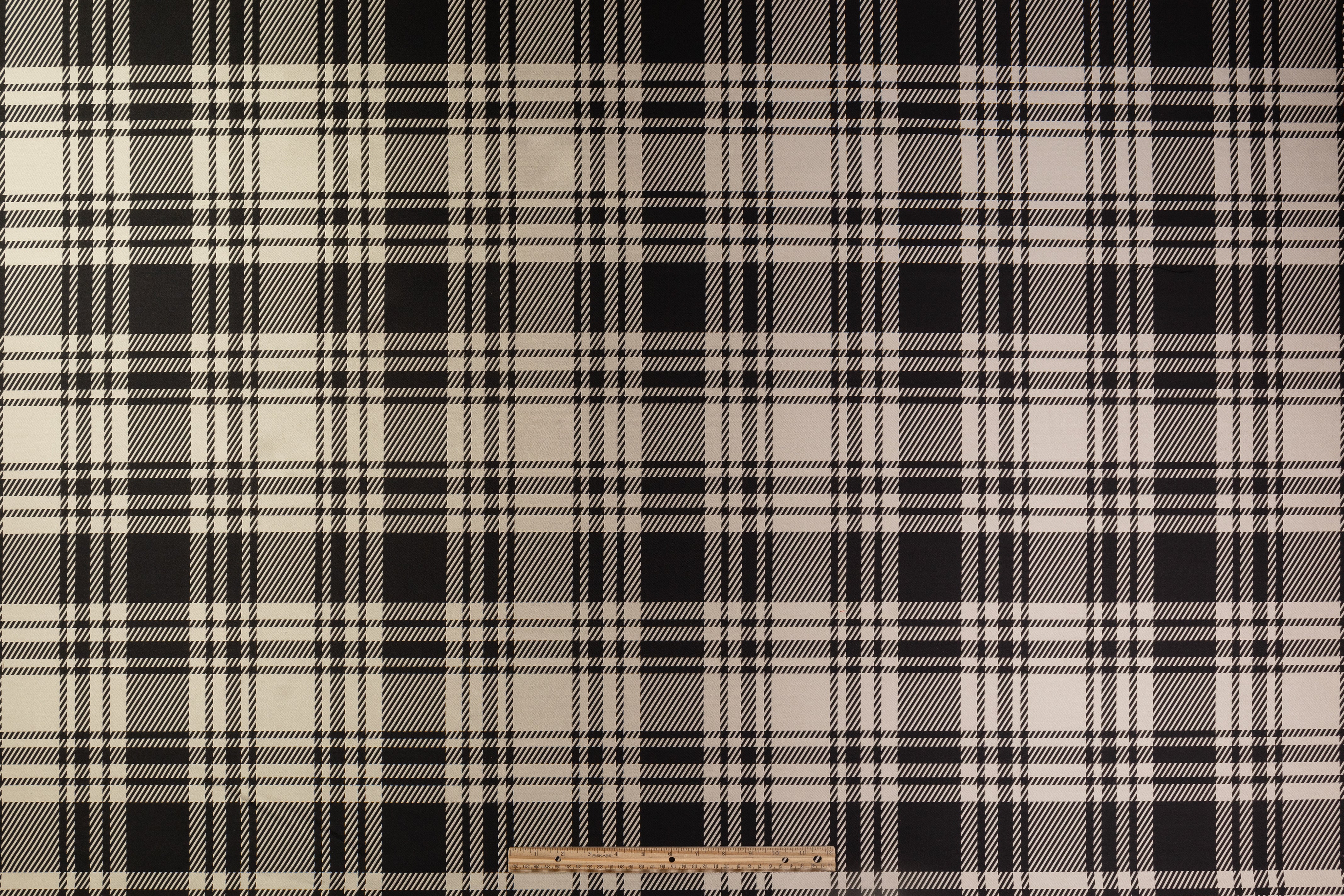 Ralph Lauren - Checked Italian Brocade - Black / Ivory