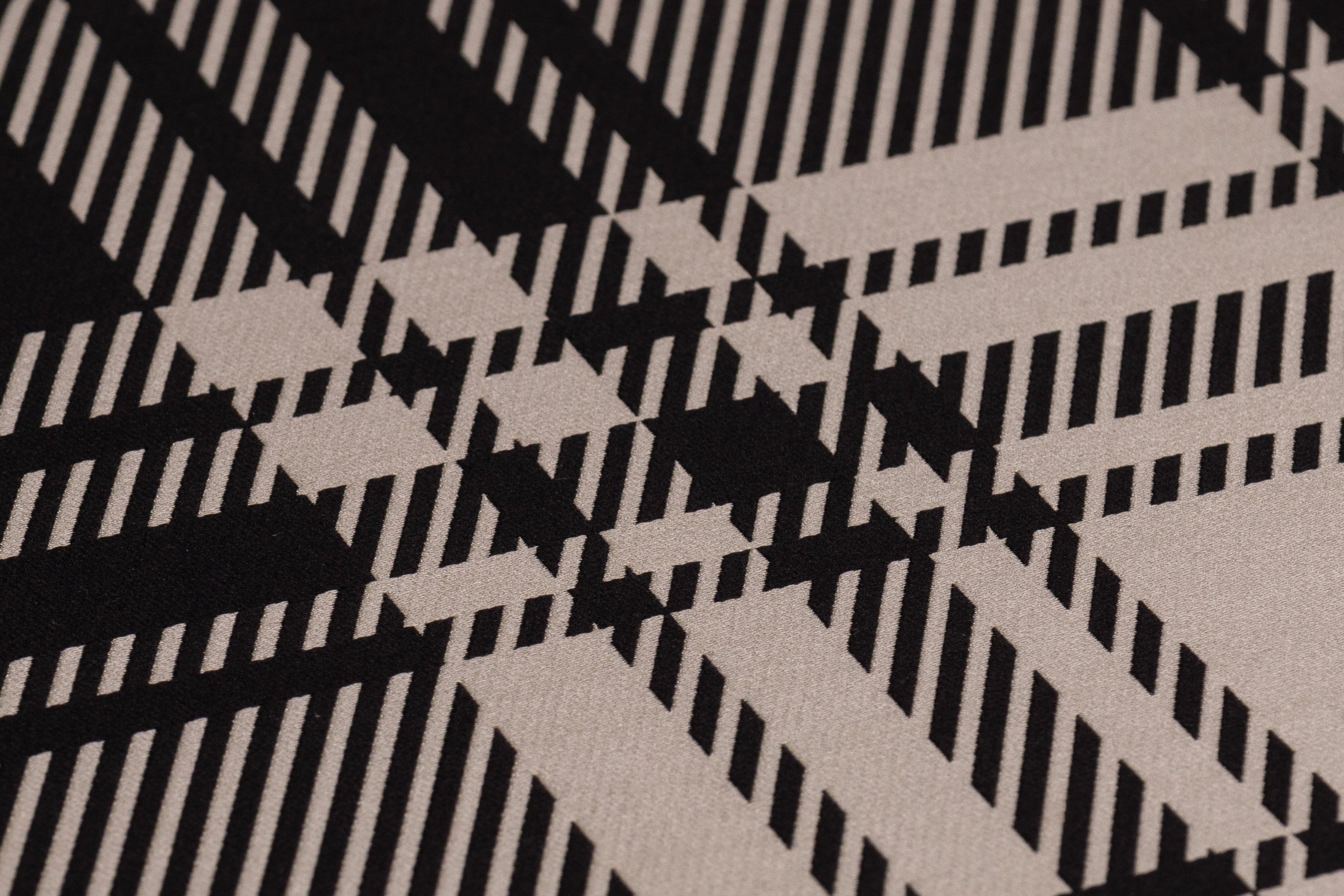 Ralph Lauren - Checked Italian Brocade - Black / Ivory