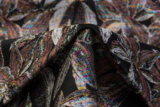 Floral Metallic Brocade - Multicolor