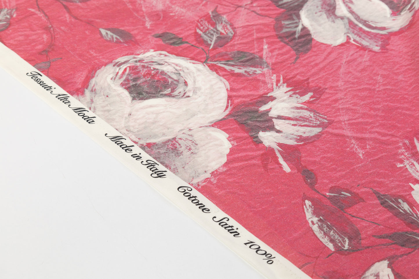 Floral Italian Cotton - Rose Pink