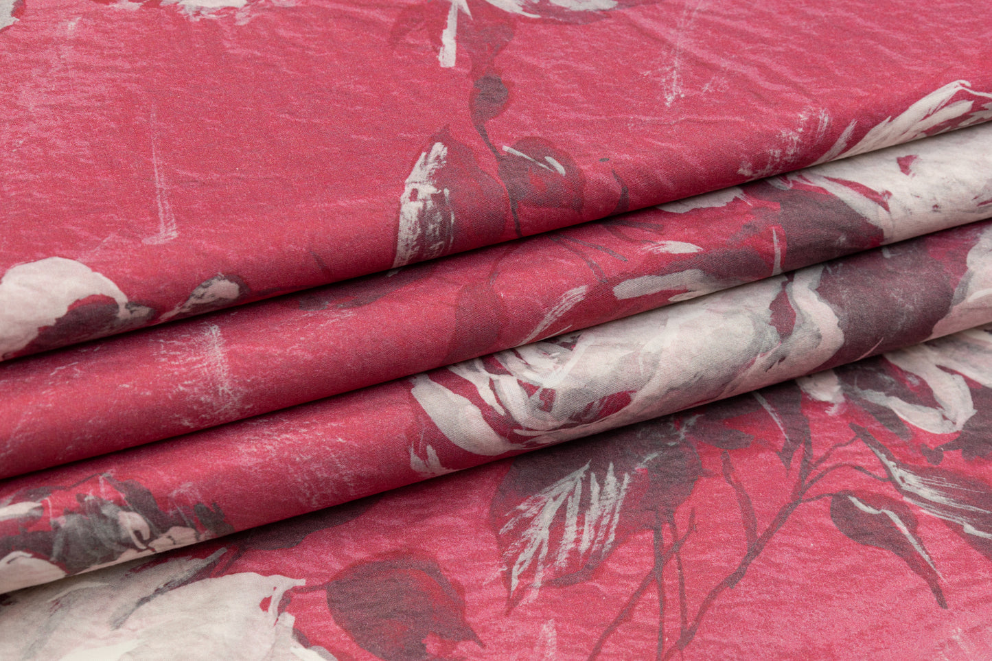 Floral Italian Cotton - Rose Pink