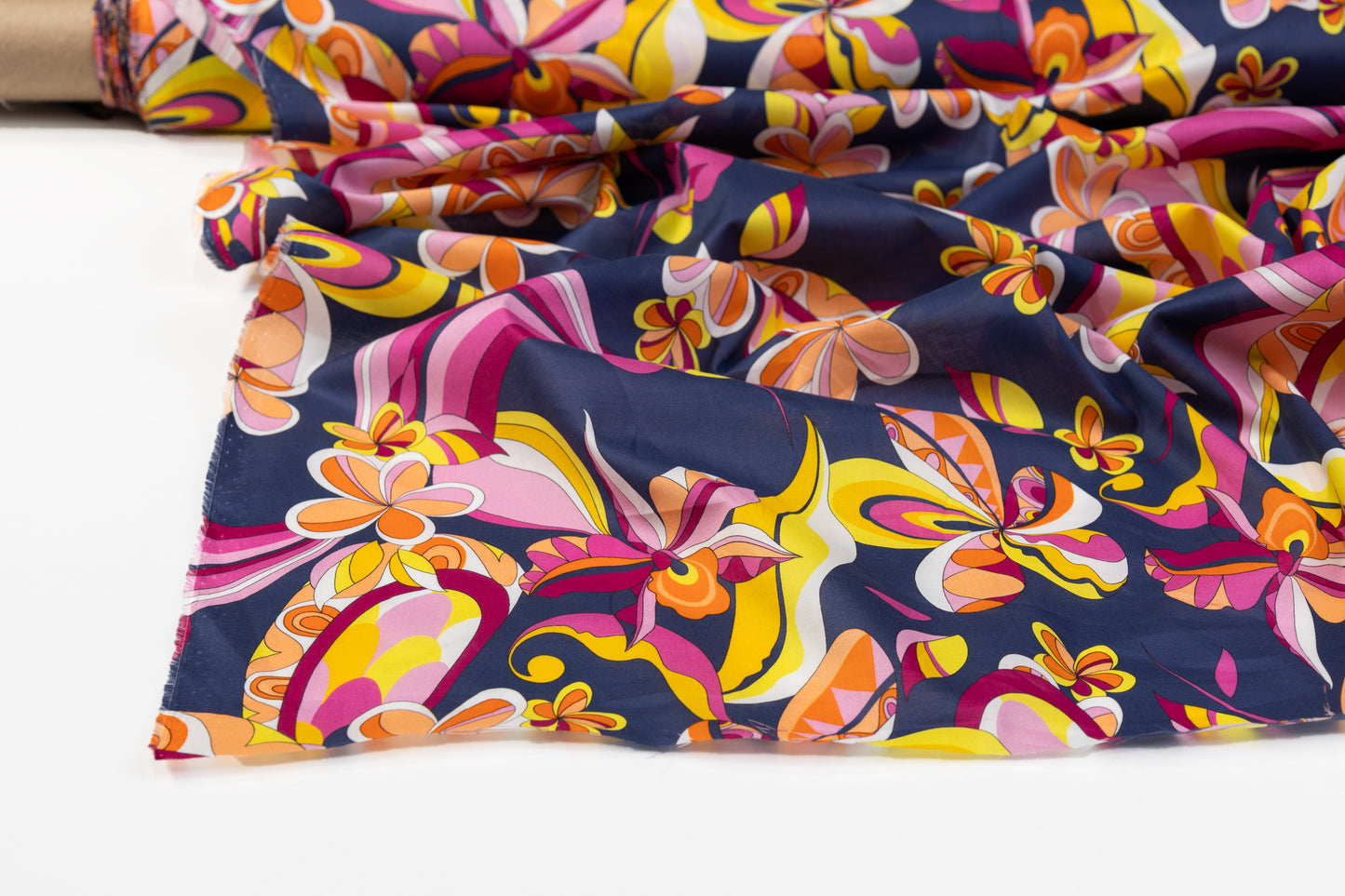 Printed Italian Cotton Sateen - Multicolor