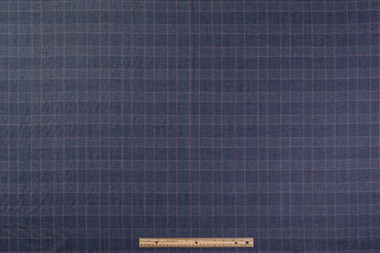 Carnet - Checked Italian Super 130s Wool Flannel - Blue / Red