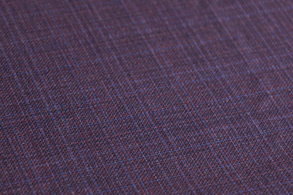 Reda - Italian Wool Suiting - Burgundy / Blue
