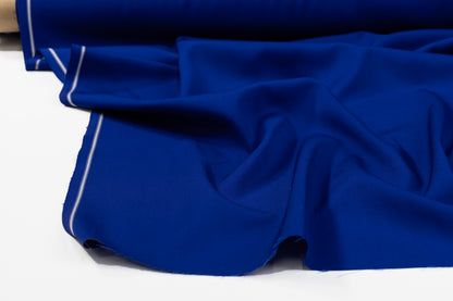 Solid Italian Wool Suiting - Royal Blue