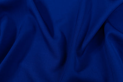 Solid Italian Wool Suiting - Royal Blue