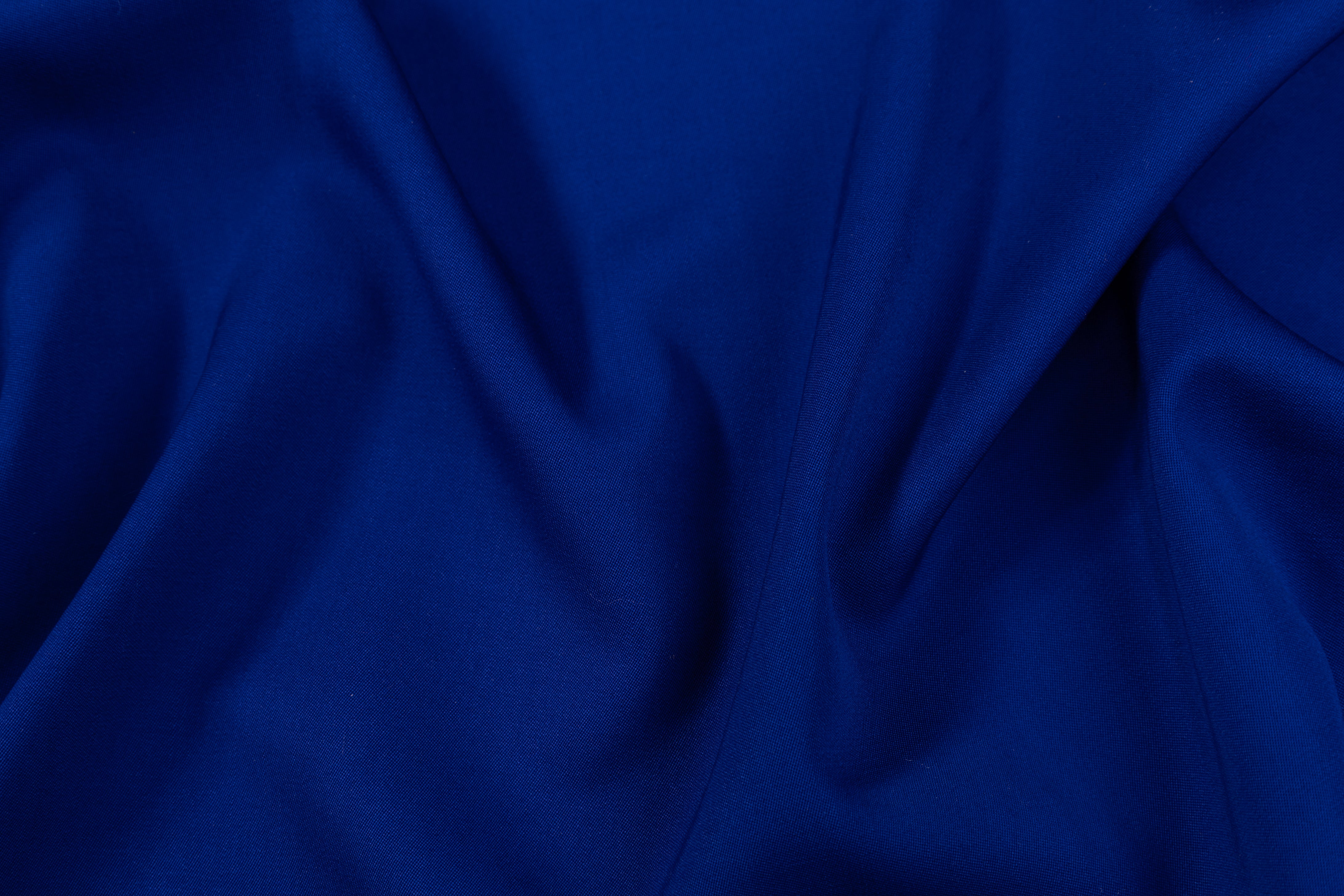 Solid Italian Wool Suiting - Royal Blue