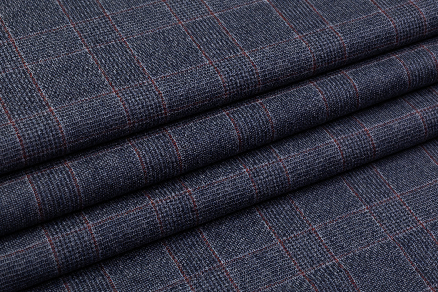 Carnet - Checked Italian Super 130s Wool Flannel - Blue / Red
