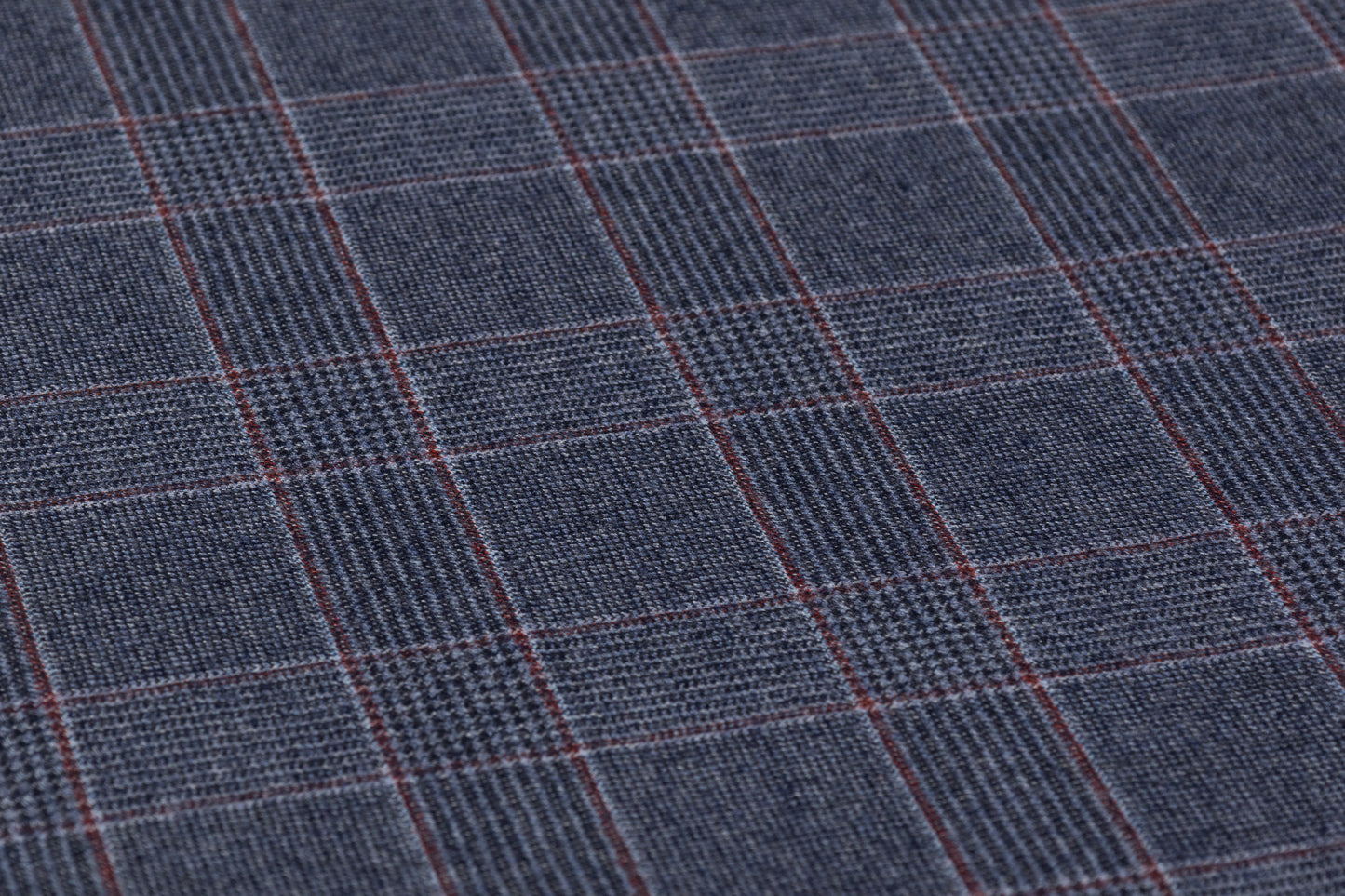 Carnet - Checked Italian Super 130s Wool Flannel - Blue / Red