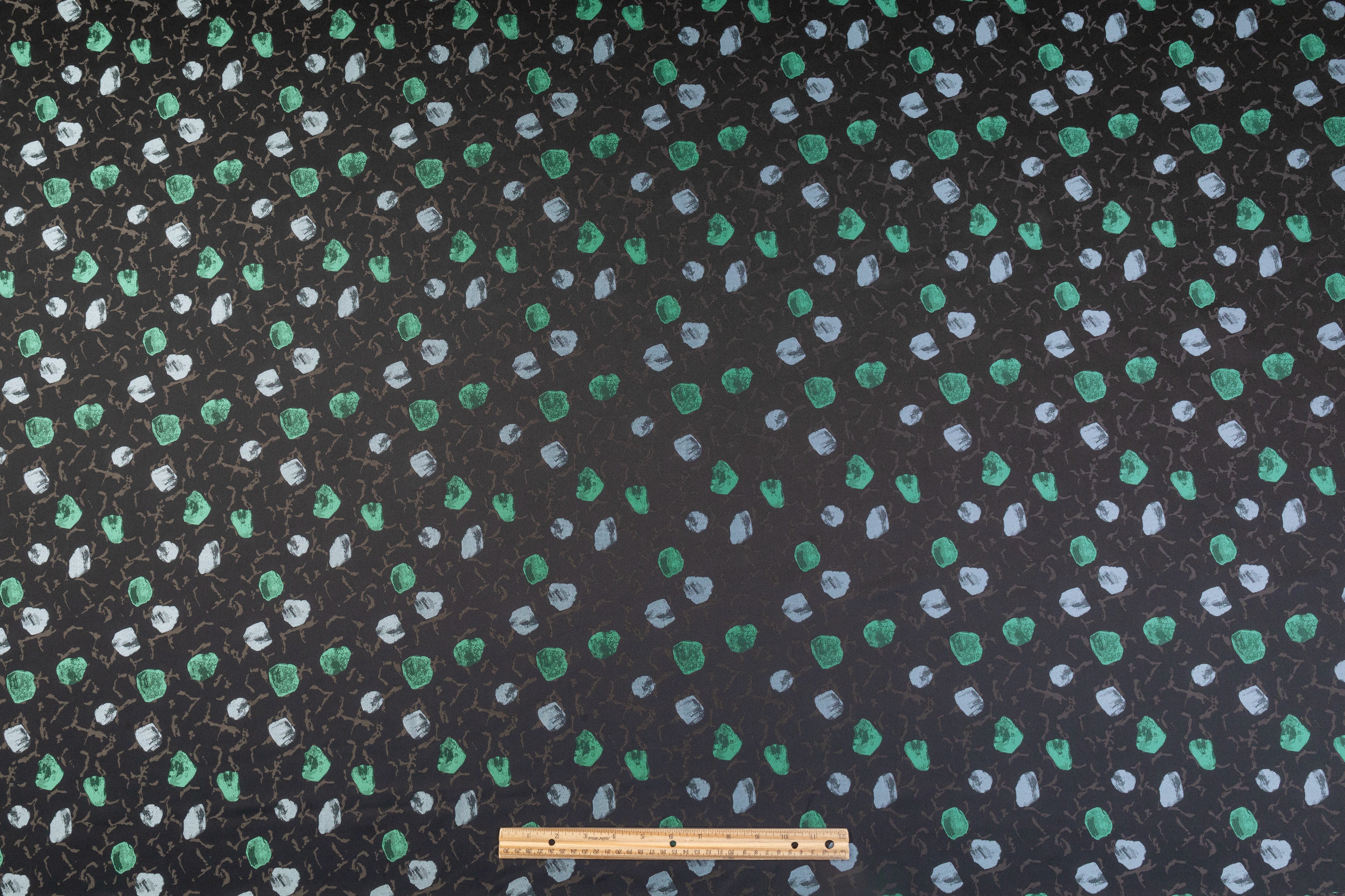 Armani - Gemstone Jacquard - Black / Gray / Green