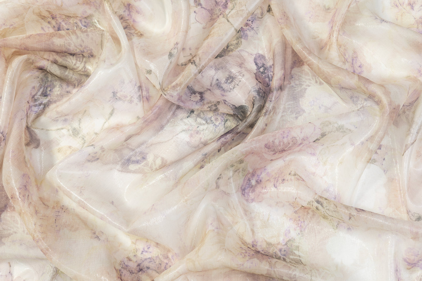 Ralph Lauren - Silk Chiffon Lamé - Beige