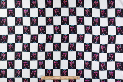 Neon Nights Italian Silk Twill - Multicolor