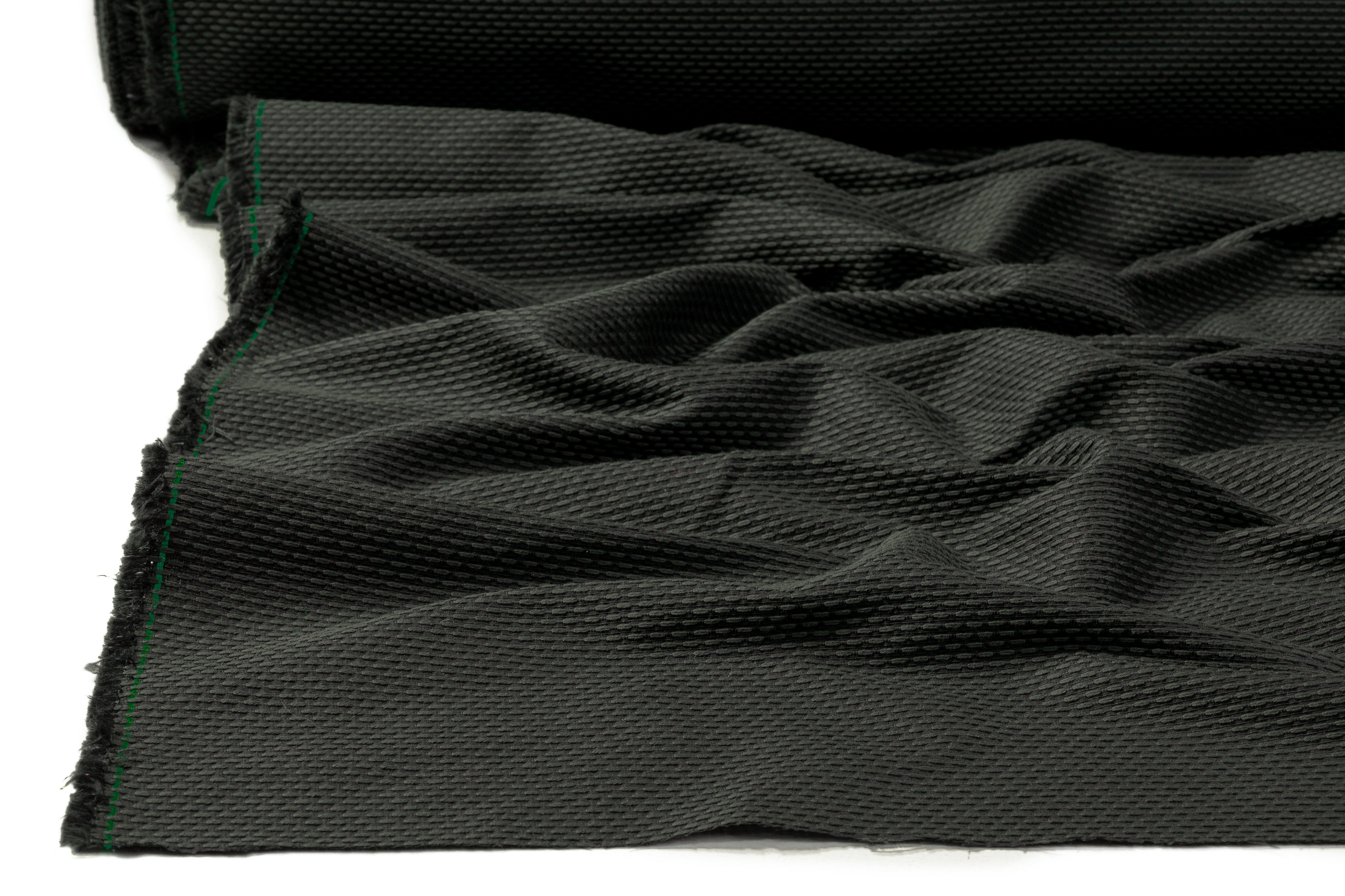 Italian Poly Cotton Brocade - Green