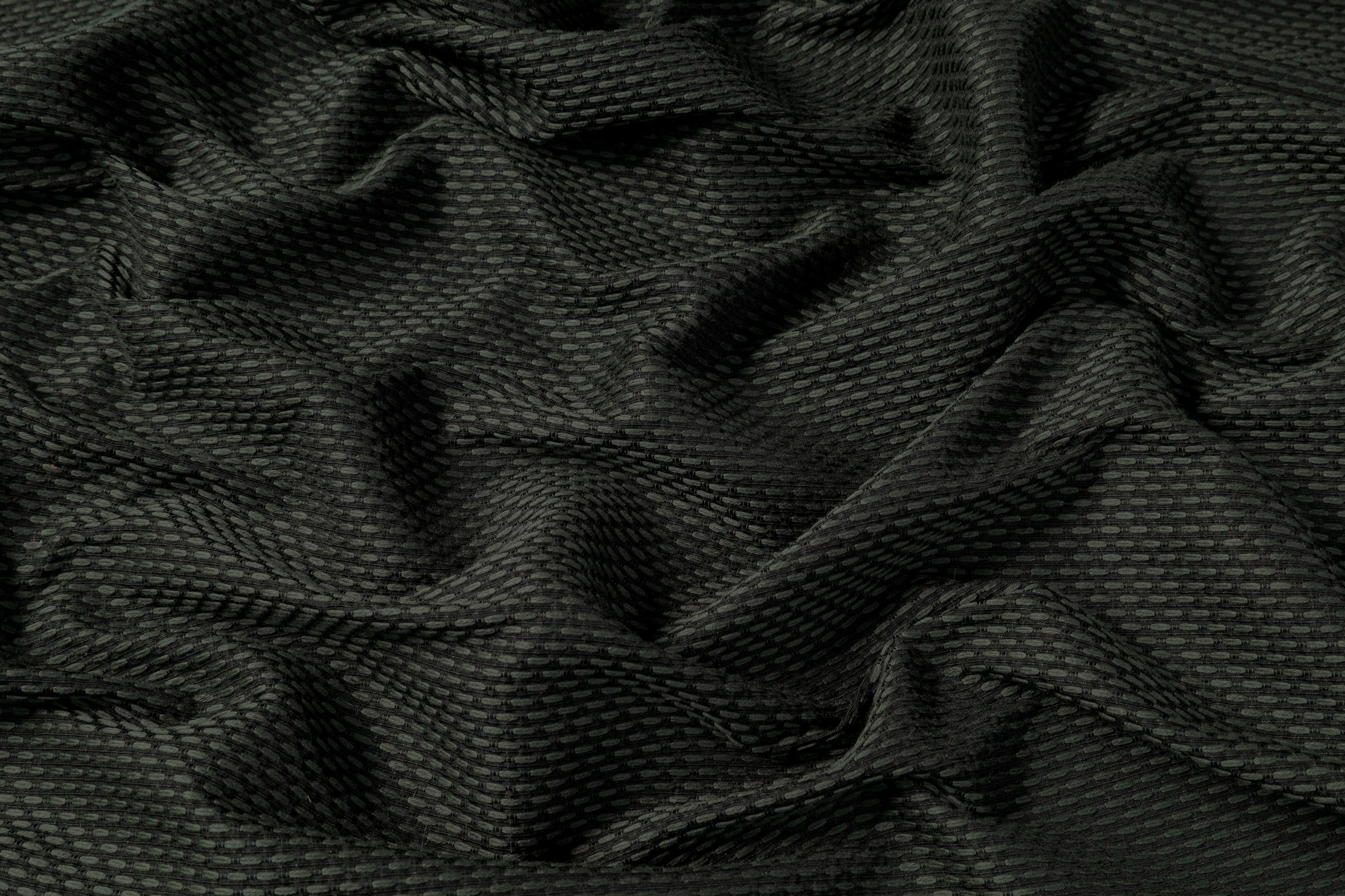 Italian Poly Cotton Brocade - Green